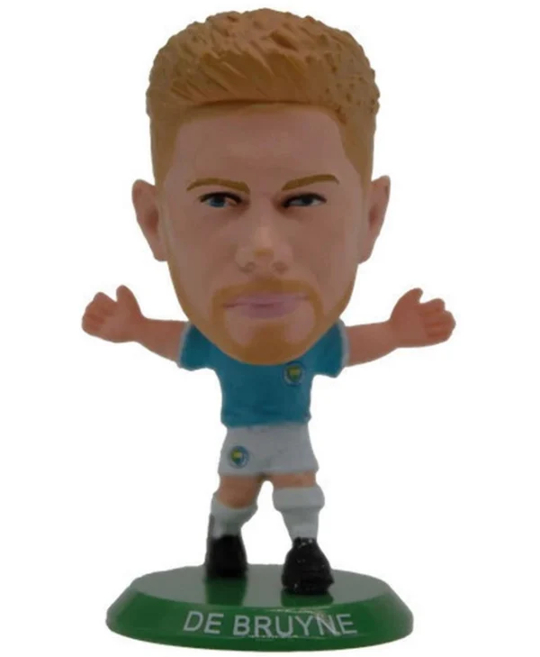 Creative Toys Company - SoccerStarz: Manchester City - Kevin De Bruyne (Home Kit) (Classic Kit) (New Sculpt) 5cm Figure 405809