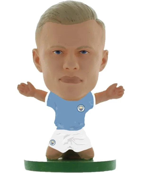 Creative Toys Company - SoccerStarz: Manchester City - Erling Haaland Home Kit (Classic Kit) 5cm Figure 405750