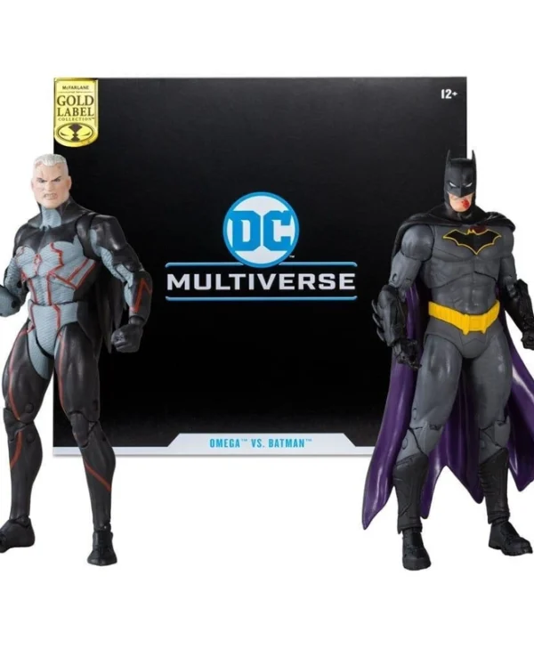 McFarlane Toys - DC Multiverse: DC Last Knight on Earth - Omega vs Batman 2-Pack Gold Label Series 18cm Action Figures 787926157437