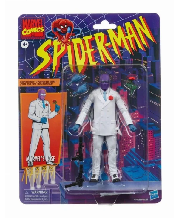 Hasbro - Marvel Legends Series: Spider-Man Retro Collection - Marvel's Rose 15cm Action Figure F6566
