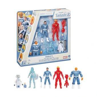 Hasbro - Epic World of Action: Marvel Studios The Fantastic Four - Marvel’s First Family Collection 10cm Action Figures G0982