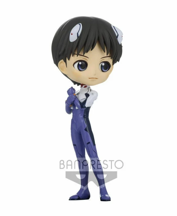 Banpresto Q Posket: Evangelion New Theatrical Edition - Shinji Ikari (Plugsuit Style) Ver.B PVC 14cm Figure 4983164183542