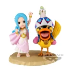 Banpresto WCF Log Stories: One Piece - Nefertari Vivi & Karoo 7cm Figure 89559