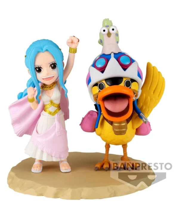 Banpresto WCF Log Stories: One Piece - Nefertari Vivi & Karoo 7cm Figure 89559