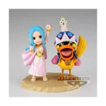 Banpresto WCF Log Stories: One Piece - Nefertari Vivi & Karoo 7cm Figure 89559 - Image 3