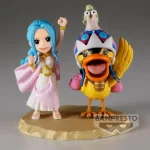Banpresto WCF Log Stories: One Piece - Nefertari Vivi & Karoo 7cm Figure 89559 - Image 5