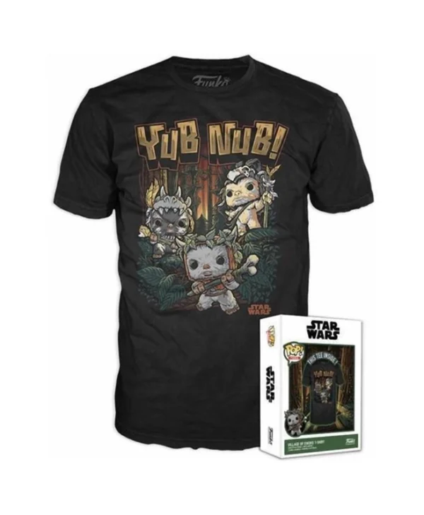 Funko Boxed Tees: Disney Star Wars – Return of the Jedi - Village of Ewoks (XL) 889698743501