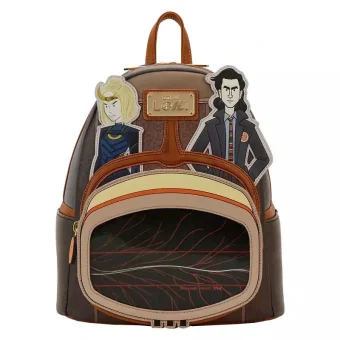 Loungefly Marvel: Loki TVA Lenticular Multiverse Mini Backpack MVBK0321