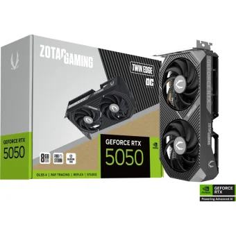 Zotac GeForce RTX 5050 Twin Edge OC 8GB GDDR6 Black ZT-B50500H-10M
