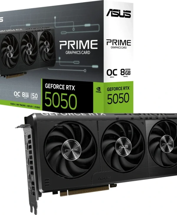 Asus GeForce RTX 5050 Prime OC 8GB GDDR6 Black PRIME-RTX5050-O8G
