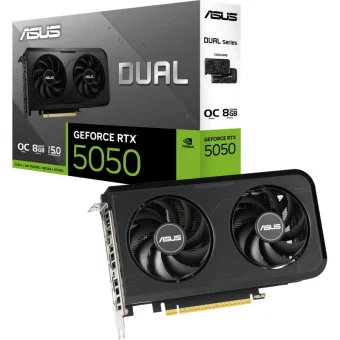 Asus GeForce RTX 5050 Dual OC 8GB GDDR6 Black DUAL-RTX5050-O8G