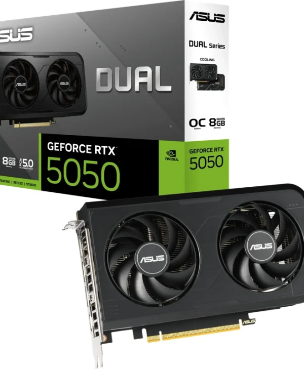 Asus GeForce RTX 5050 Dual OC 8GB GDDR6 Black DUAL-RTX5050-O8G