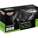 Inno3D GeForce RTX 5050 Twin X2 8GB GDDR6 Black N50502-08D6-174071N - Image 3