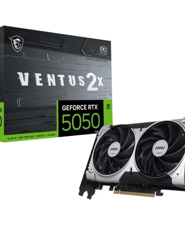 MSI GeForce RTX 5050 Ventus 2X OC 8GB GDDR6 Black V538-002R