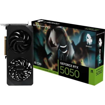 Gainward GeForce RTX 5050 Ghost 8GB GDDR6 Black NE65050019P1-GB2070B
