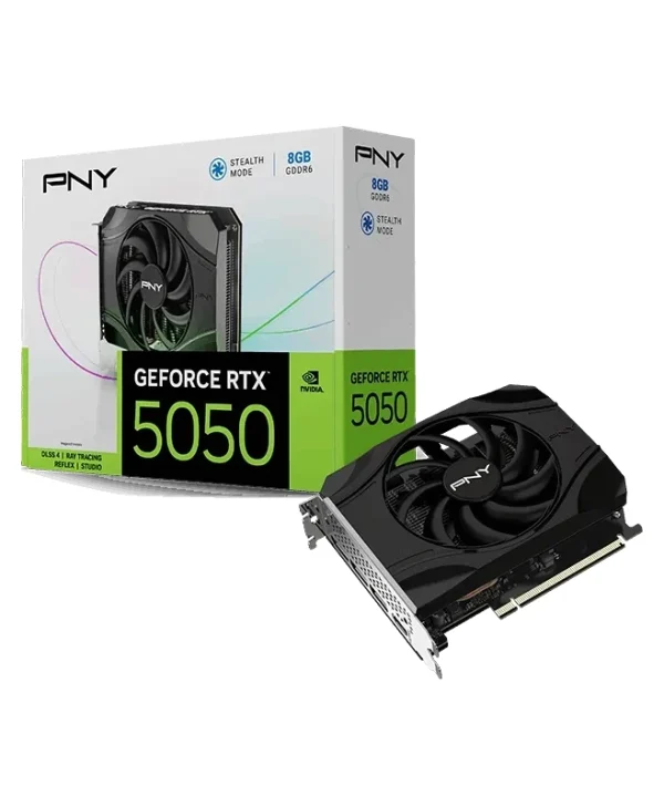 PNY GeForce RTX 5050 Single Fan 8GB GDDR6 Black VCG50508SFXPB1