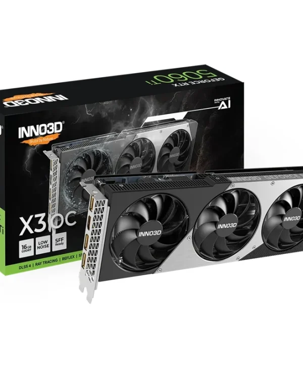 Inno3D GeForce RTX 5060 Ti X3 OC 16GB GDDR7 Black N506T3-16D7X-191073L