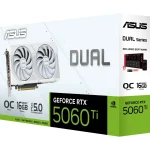 Asus GeForce RTX 5060 Ti Dual OC 16GB GDDR7 White DUAL-RTX5060TI-O16G-WHITE - Image 13