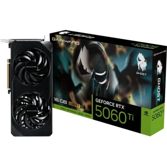Gainward GeForce RTX 5060 Ti Ghost OC 16GB GDDR7 Black NE7506TU19T1-GB2061B