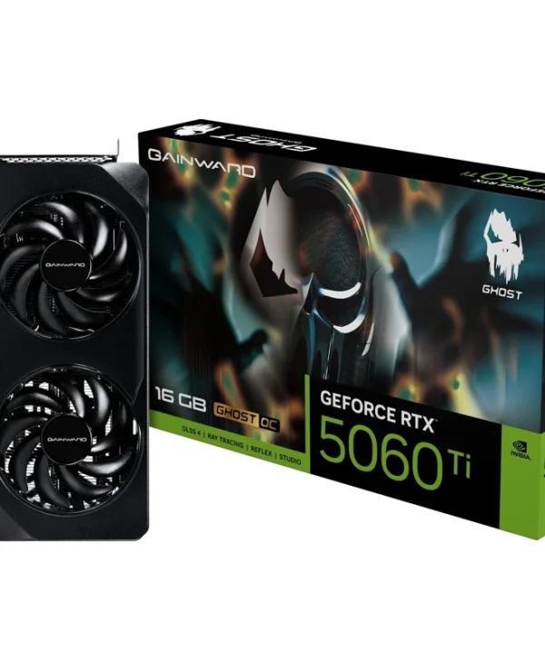 Gainward GeForce RTX 5060 Ti Ghost OC 16GB GDDR7 Black NE7506TU19T1-GB2061B
