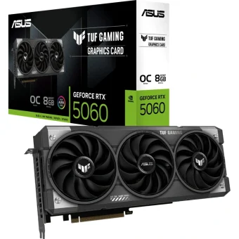 Asus GeForce RTX 5060 TUF Gaming 8GB OC GDDR7 Black TUF-RTX5060-O8G-GAMING