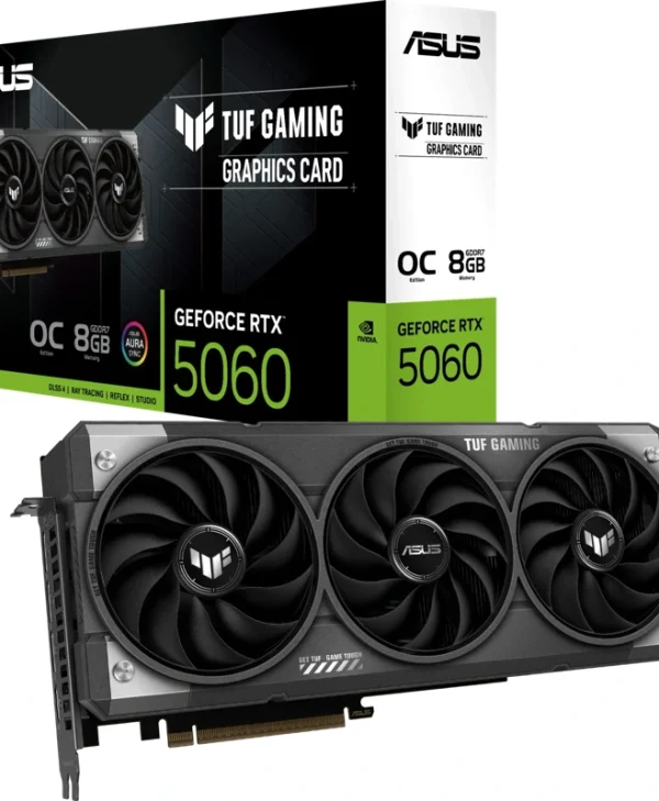 Asus GeForce RTX 5060 TUF Gaming 8GB OC GDDR7 Black TUF-RTX5060-O8G-GAMING