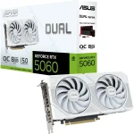 Asus GeForce RTX 5060 Dual OC 8GB GDDR7 White DUAL-RTX5060-O8G-WHITE