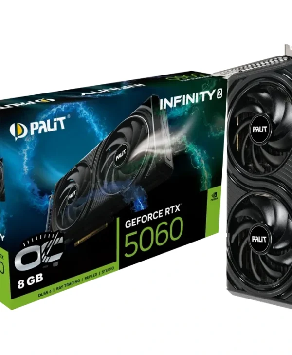 Palit GeForce RTX 5060 Infinity 2 OC 8GB GDDR7 Black NE75060V19P1-GB2063L