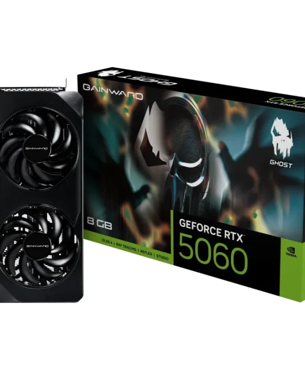 Gainward GeForce RTX 5060 Ghost OC 8GB GDDR7 Black NE75060S19P1-GB2063B