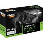 Inno3D GeForce RTX 5060 Twin X2 8GB GDDR7 Black N50602-08D7-195071N - Image 3