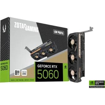 Zotac GeForce RTX 5060 Low Profile 8GB GDDR7 Black ZT-B50600L-10L