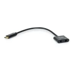 Equip Audio DAC Adapter USB-C Male - Dual 3.5mm Female Black 0.15cm 133469