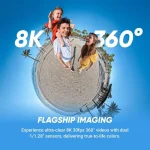 Insta360 X5 360° Action Camera - Μαύρο - Image 4