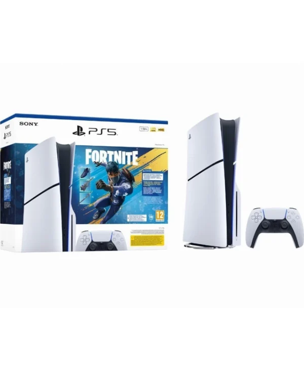 Sony PlayStation 5 Slim Disc Edition 1TB Λευκή + Fortnite (Κονσόλα)