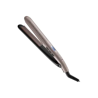 Remington S7970 Wet2Straight PRO Ισιωτική Πρέσα Μαλλιών με Κεραμικές Πλάκες Καλώδιο 3m Ροζ Χρυσό S7970