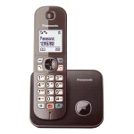 Panasonic KX-TG6851 Ασύρματο Τηλέφωνο με Ελληνικό Μενού Καφέ KX-TG6851GRA - Image 2