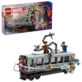 LEGO Super Heroes Spiderman vs Doc Ock Subway Train Scene για 9+ Ετών 393τμχ 76321