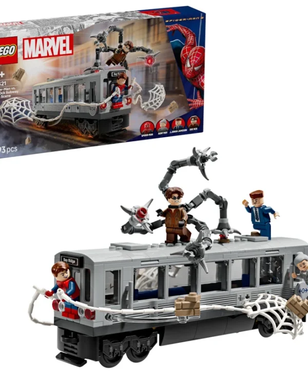 LEGO Super Heroes Spiderman vs Doc Ock Subway Train Scene για 9+ Ετών 393τμχ 76321