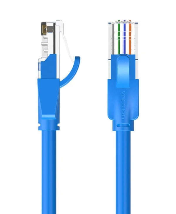 Vention U/UTP Cat.6 Καλώδιο Δικτύου Ethernet 2m Μπλε 1τμχ IBELH