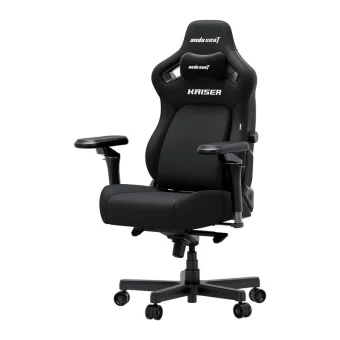 Anda Seat Kaiser-4 V2 XL Υφασμάτινη Καρέκλα Gaming με Ρυθμιζόμενα Μπράτσα Μαύρη AD12YDDC-XLL-20-B-CF-03