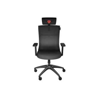 Genesis Astat 200 Καρέκλα Gaming Δερματίνης με Ρυθμιζόμενα Μπράτσα Μαύρη NFG-1943