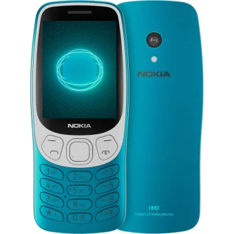 Nokia 3210 Dual SIM Κινητό με Κουμπιά (Αγγλικό Μενού) Scuba Blue 1GF025CPJ2G01