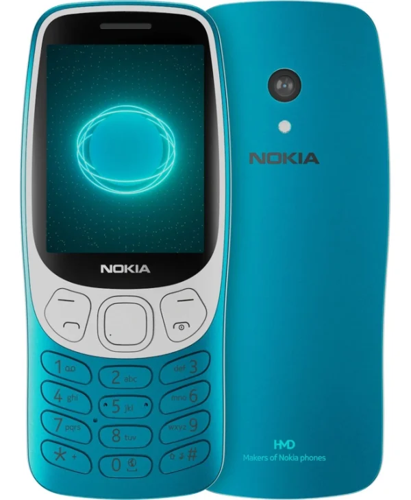 Nokia 3210 Dual SIM Κινητό με Κουμπιά (Αγγλικό Μενού) Scuba Blue 1GF025CPJ2G01