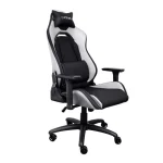 Trust Gxt 714 Υφασμάτινη Καρέκλα Gaming με Ρυθμιζόμενα Μπράτσα Μαύρο / Λευκό 25065 - Image 2