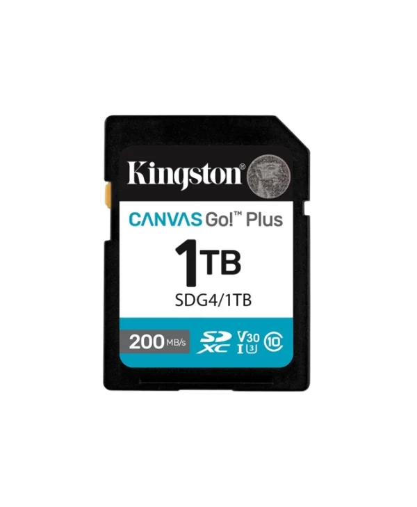 Kingston Canvas Go Plus microSDXC 1.0TB Class 10 U3 V30 UHS-I με αντάπτορα SDG4/1TB