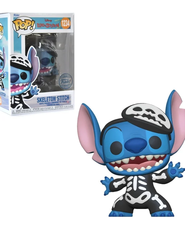 Funko Pop! Disney: Lilo & Stitch - Skeleton Stitch 1234 Glows in the Dark Special Edition 63304