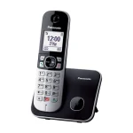 Panasonic KX-TG6851 Ασύρματο Τηλέφωνο με Ελληνικό Μενού Μαύρο KX-TG6851GRB - Image 2