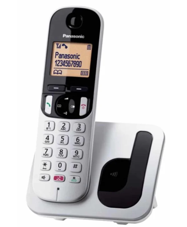 Panasonic KX-TGC250 Ασύρματο Τηλέφωνο με Ελληνικό Μενού Ασημί KX-TGC250GRS