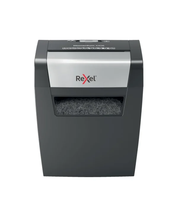 Rexel Καταστροφέας Εγγράφων Momentum X406 Cross Cut 6 Φύλλων με Κάδο 15lt 2104569EU