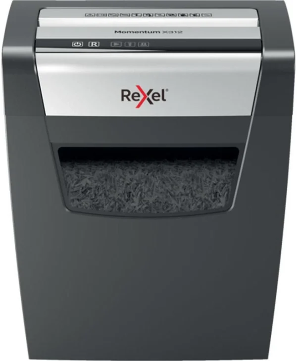 Rexel Καταστροφέας Εγγράφων Momentum X410 P4 Cross Cut 10 Φύλλων με Κάδο 23lt 2104571EU